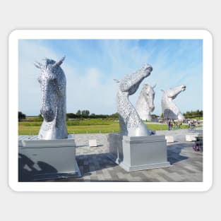 the Kelpies jigsaw puzzle , Helix park, Falkirk jigsaw Sticker